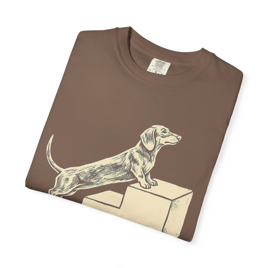Dachshund Stair Struggle Dog T-Shirt