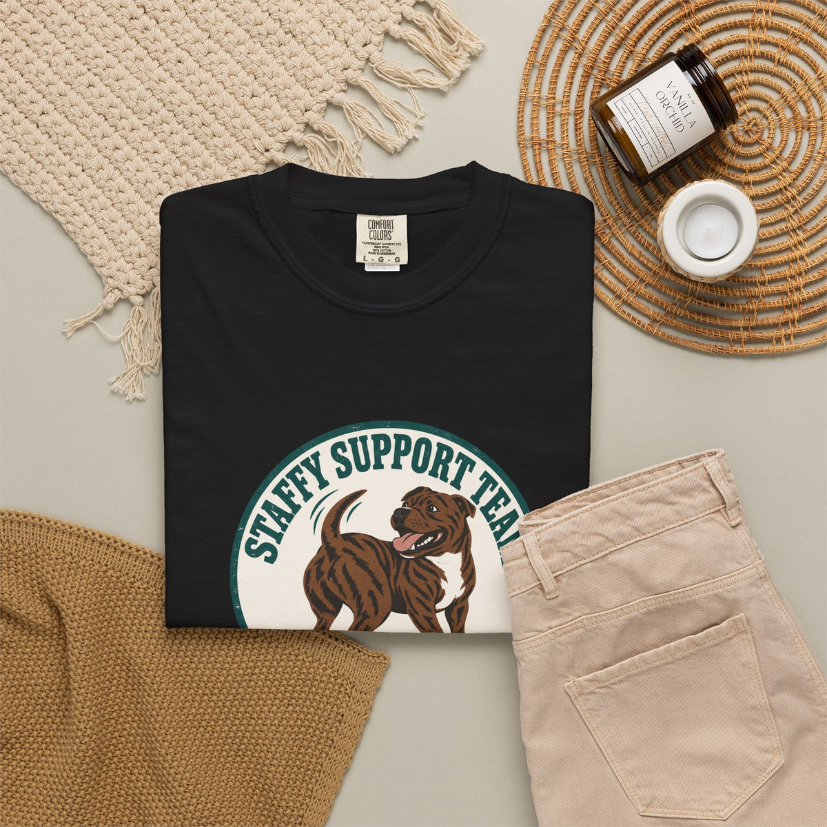 Staffy Support Team T-Shirt