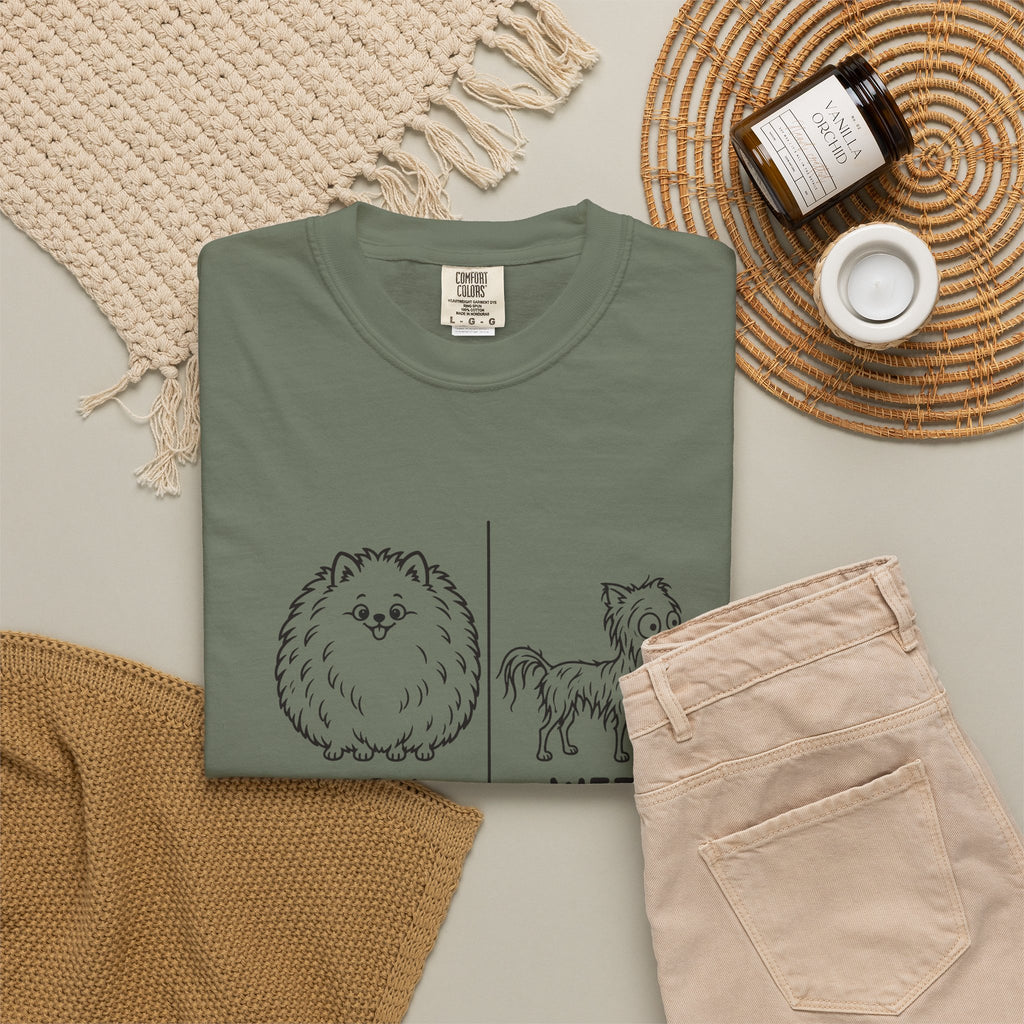 Pomeranian Dry Wet T-Shirt