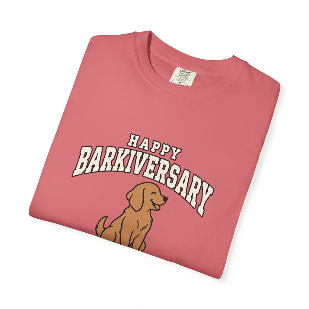 Happy Barkiversary Varsity T-Shirt