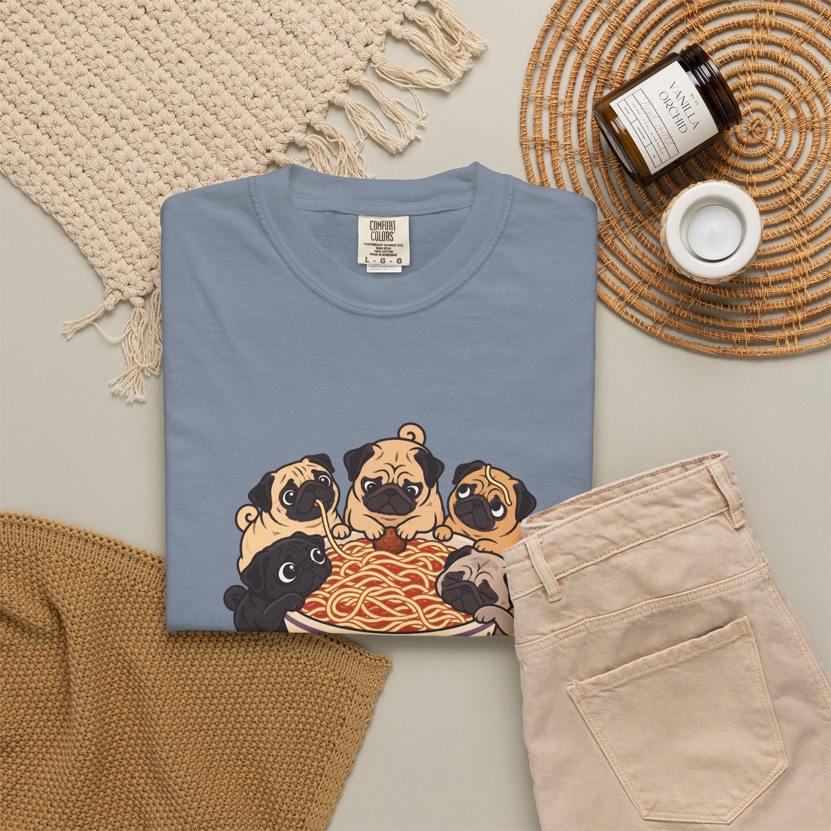 Pug Supper Club T-Shirt