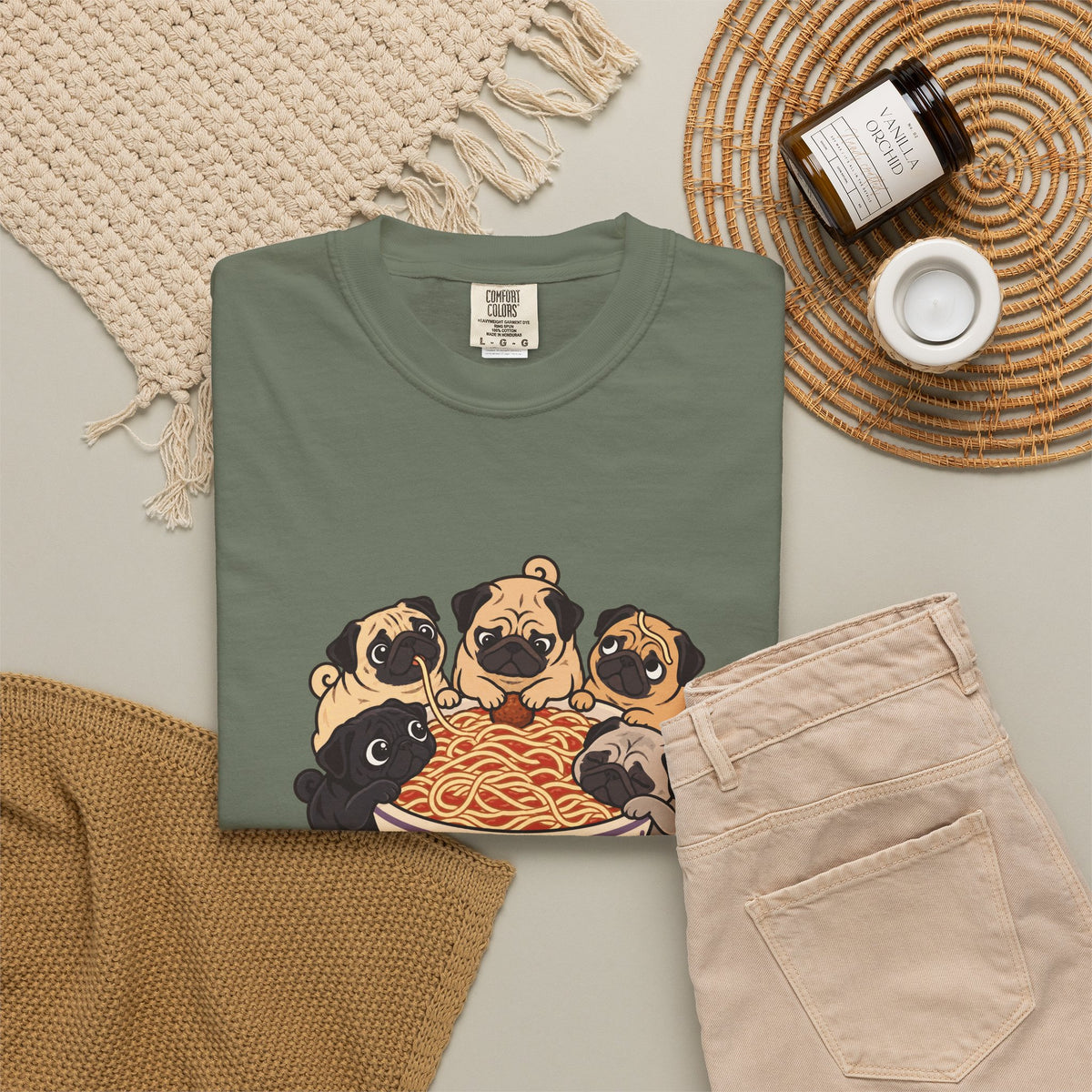 Pug Supper Club T-Shirt
