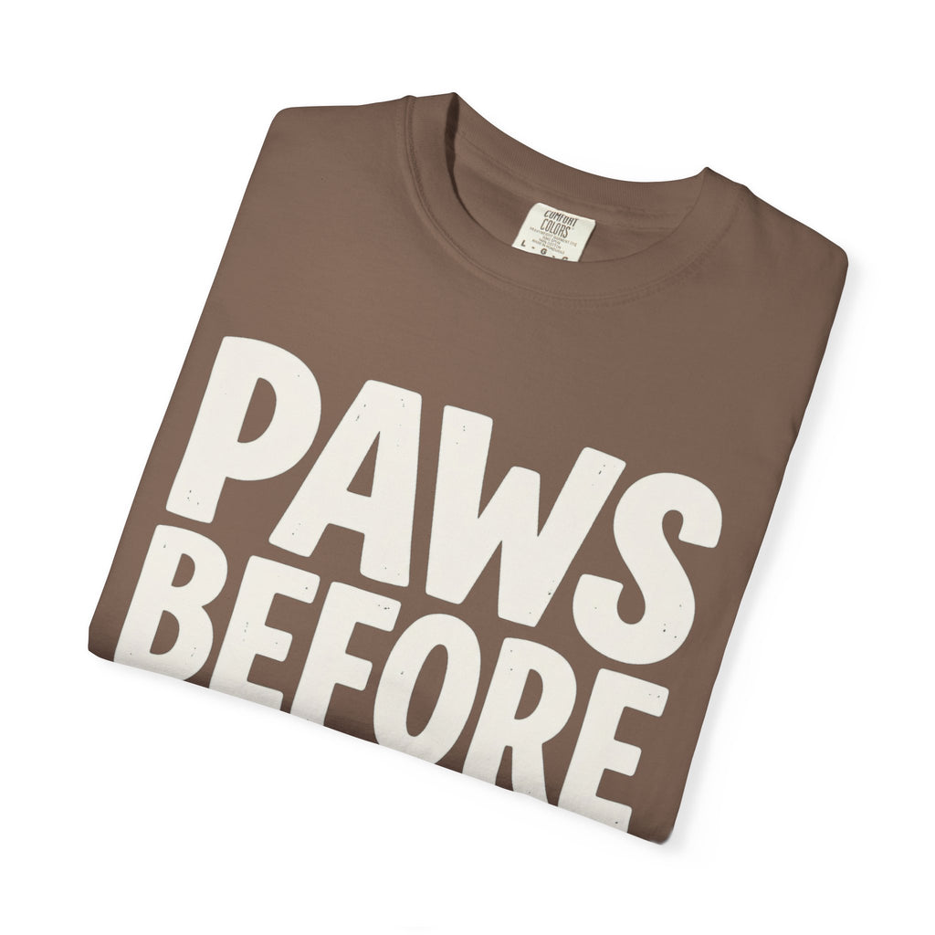 Paws Before People