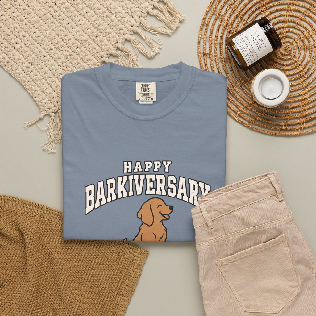 Happy Barkiversary Varsity T-Shirt