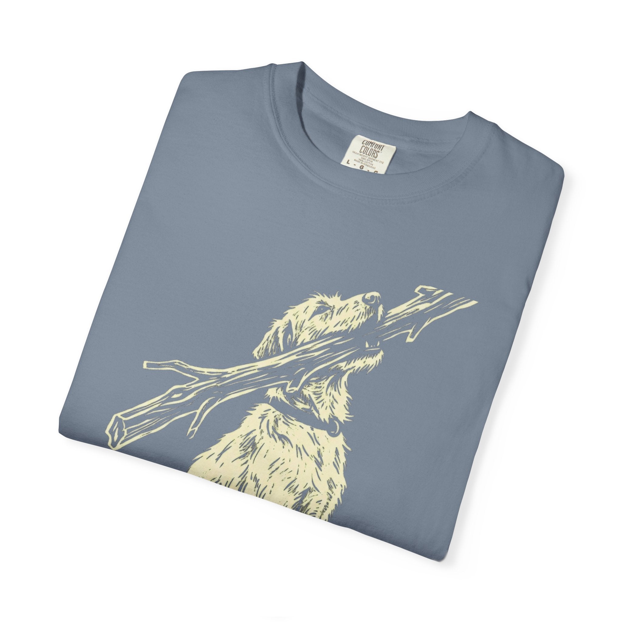 Giant Stick Single Ink Dog T-Shirt