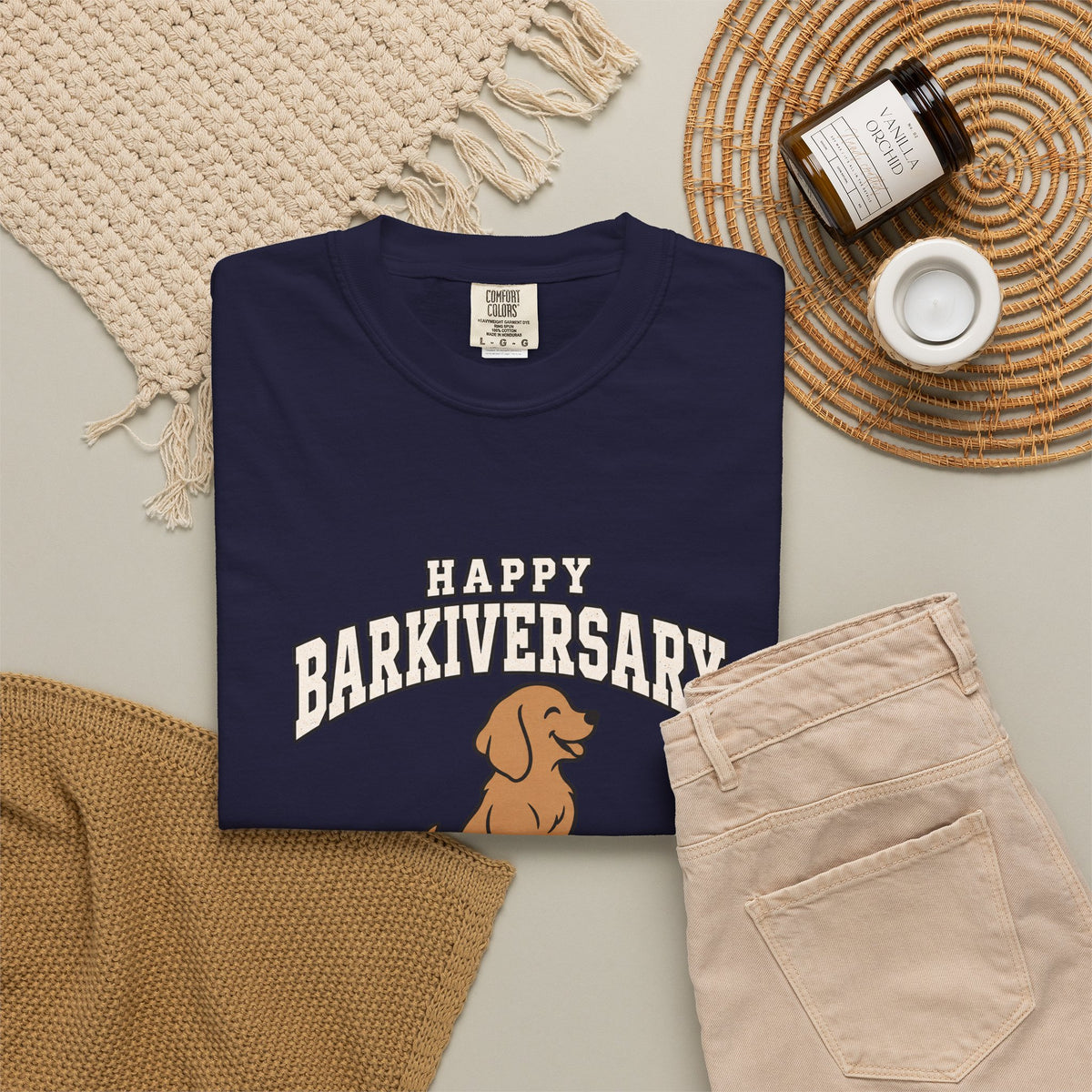 Happy Barkiversary Varsity T-Shirt