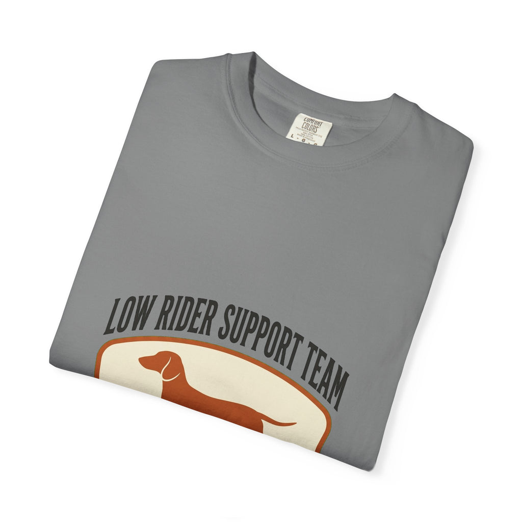 Dachshund Low Rider Badge Dog T-Shirt