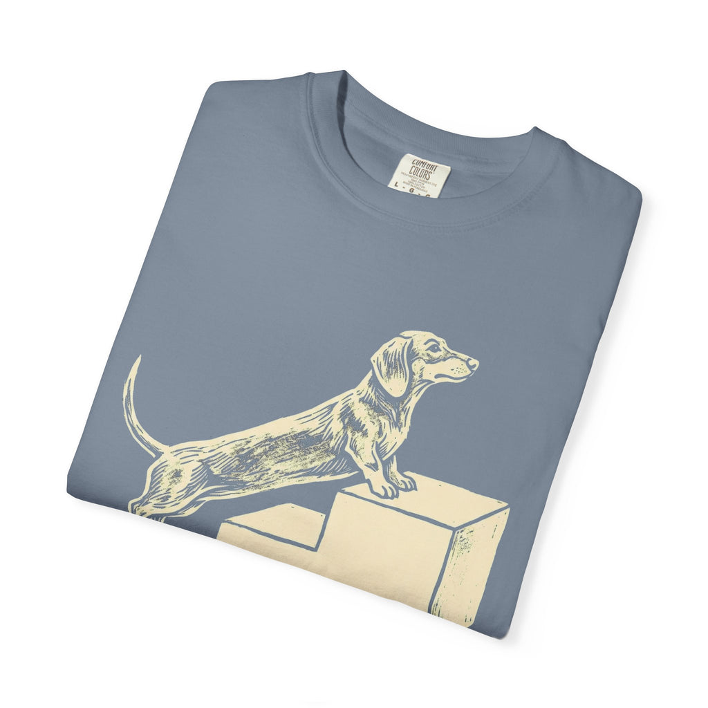 Dachshund Stair Struggle Dog T-Shirt
