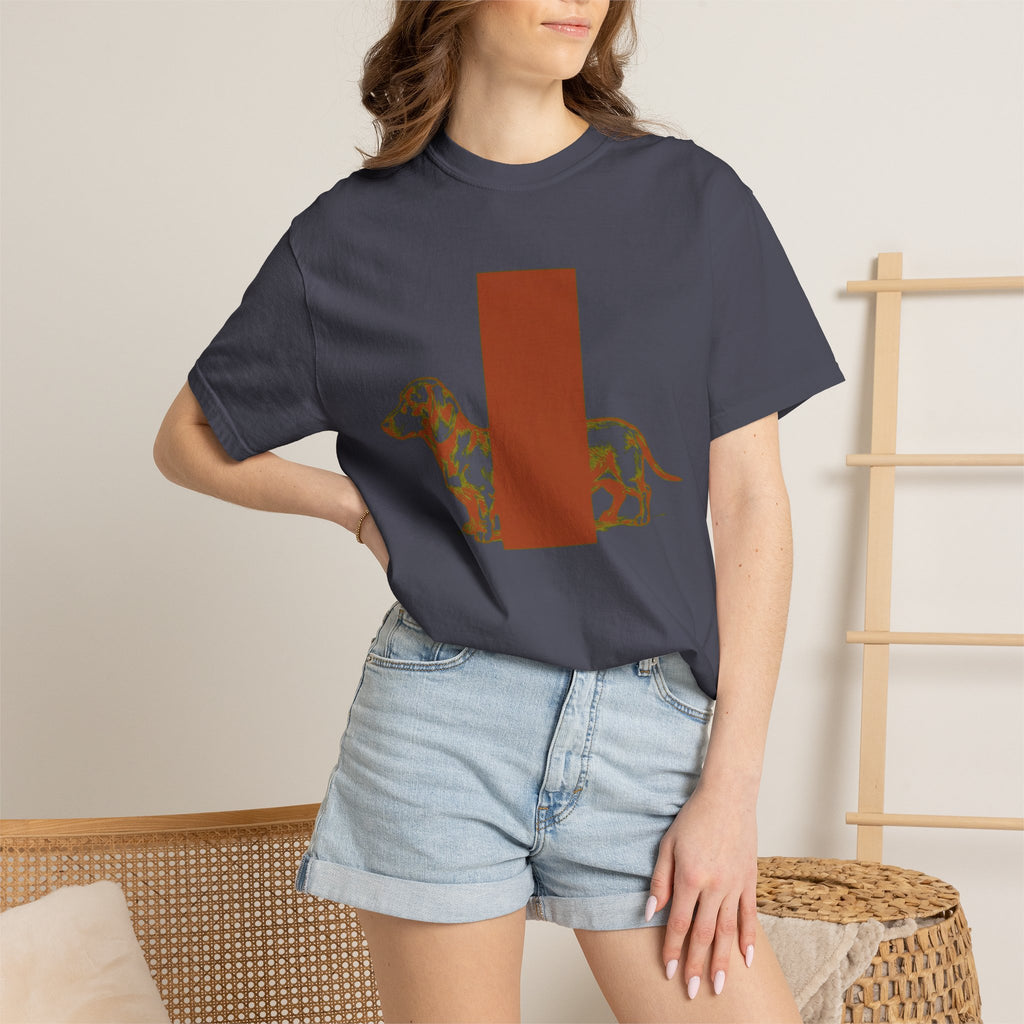 Dachshund Under Door Dog T-Shirt
