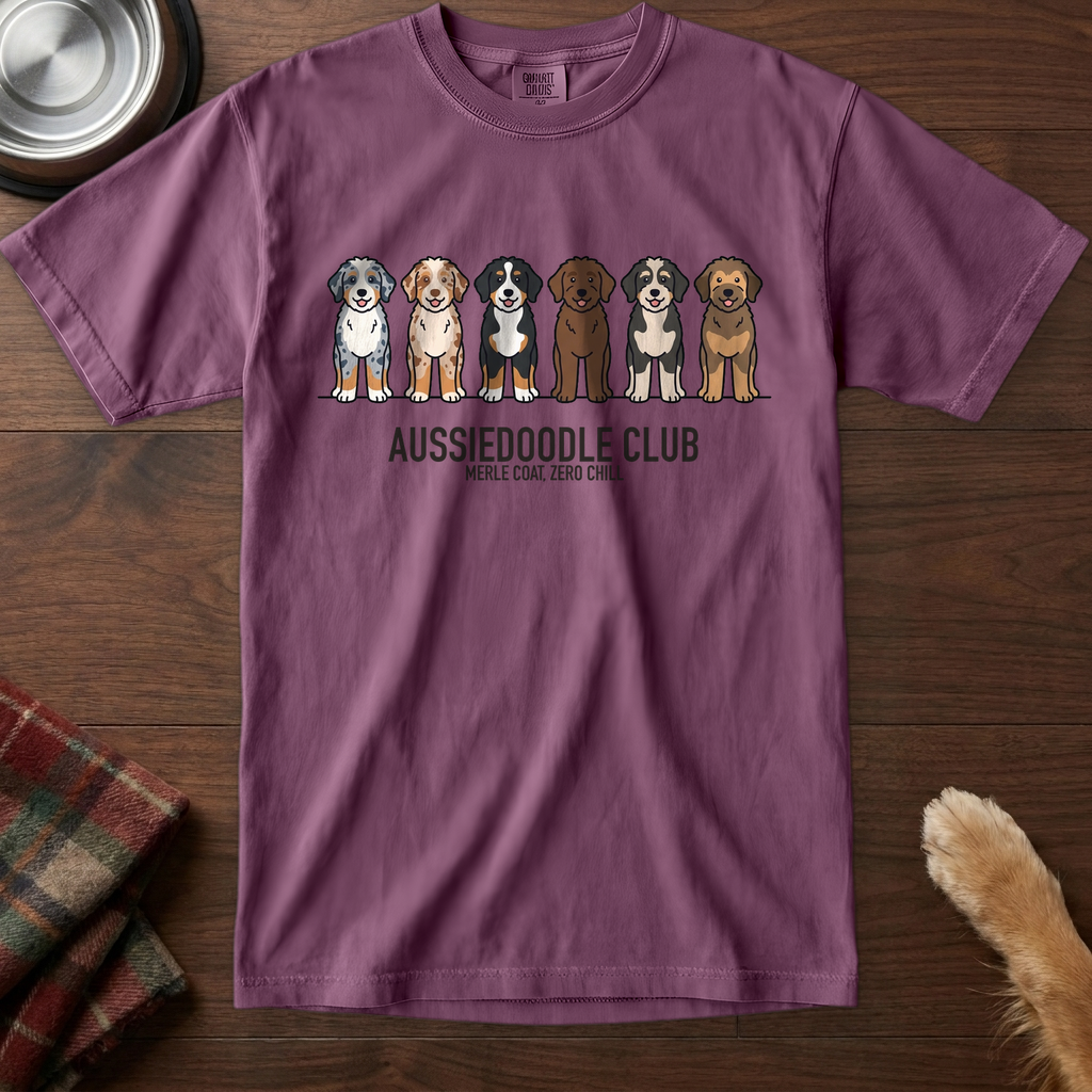 lineupv1:aussiedoodle-club-lineup-t-shirt:Berry