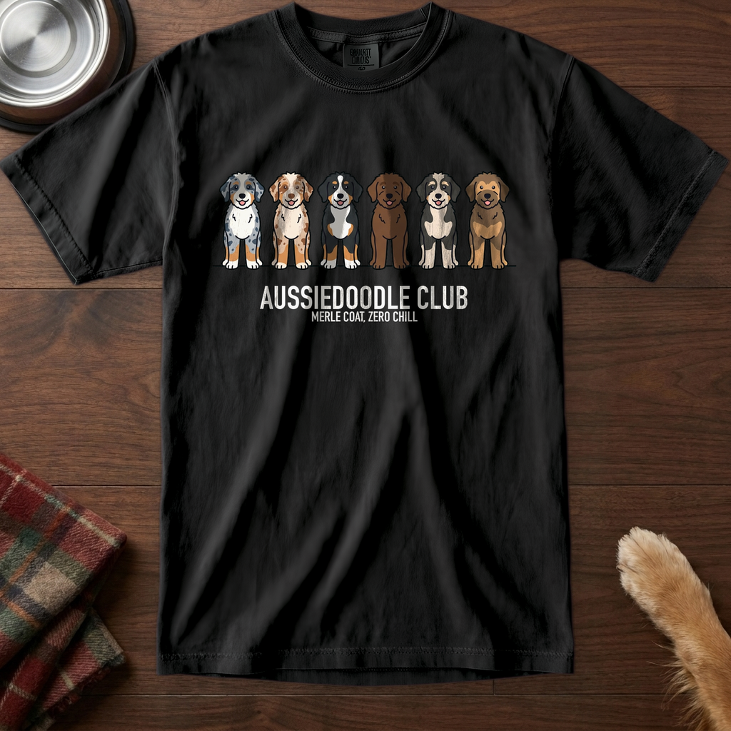 lineupv1:aussiedoodle-club-lineup-t-shirt:Black