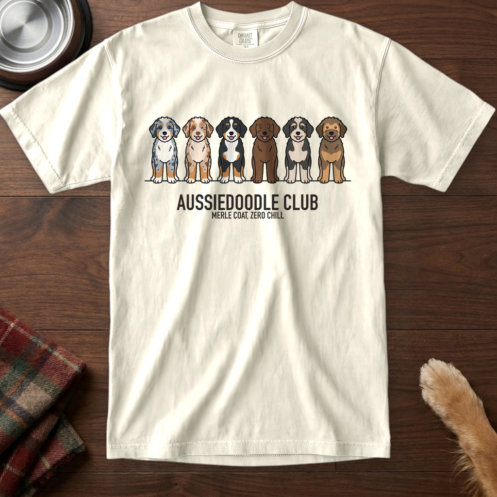 lineupv1:aussiedoodle-club-lineup-t-shirt:Ivory