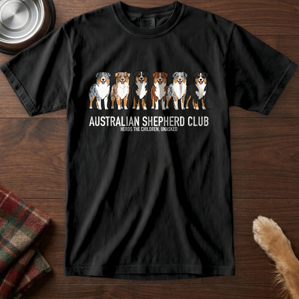 lineupv1:australian-shepherd-club-lineup-t-shirt:Black