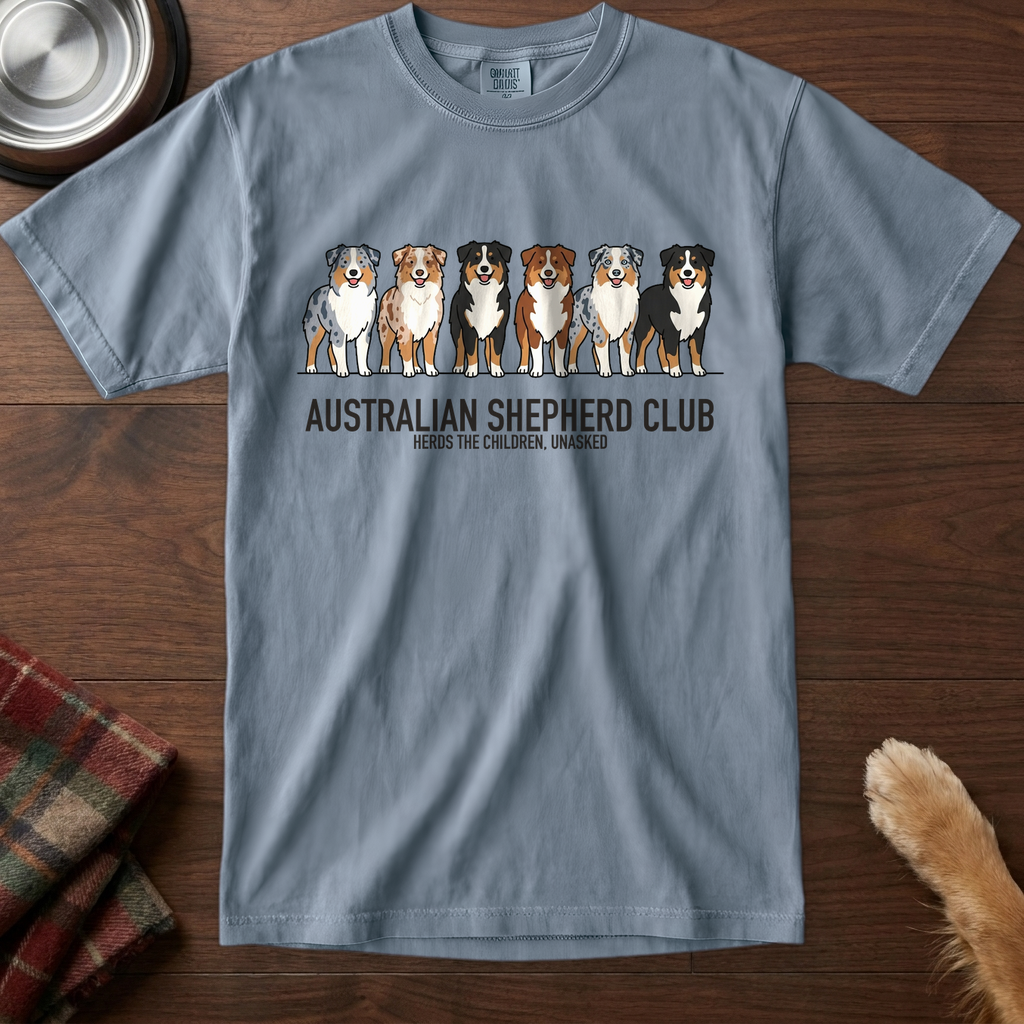 lineupv1:australian-shepherd-club-lineup-t-shirt:Blue Jean