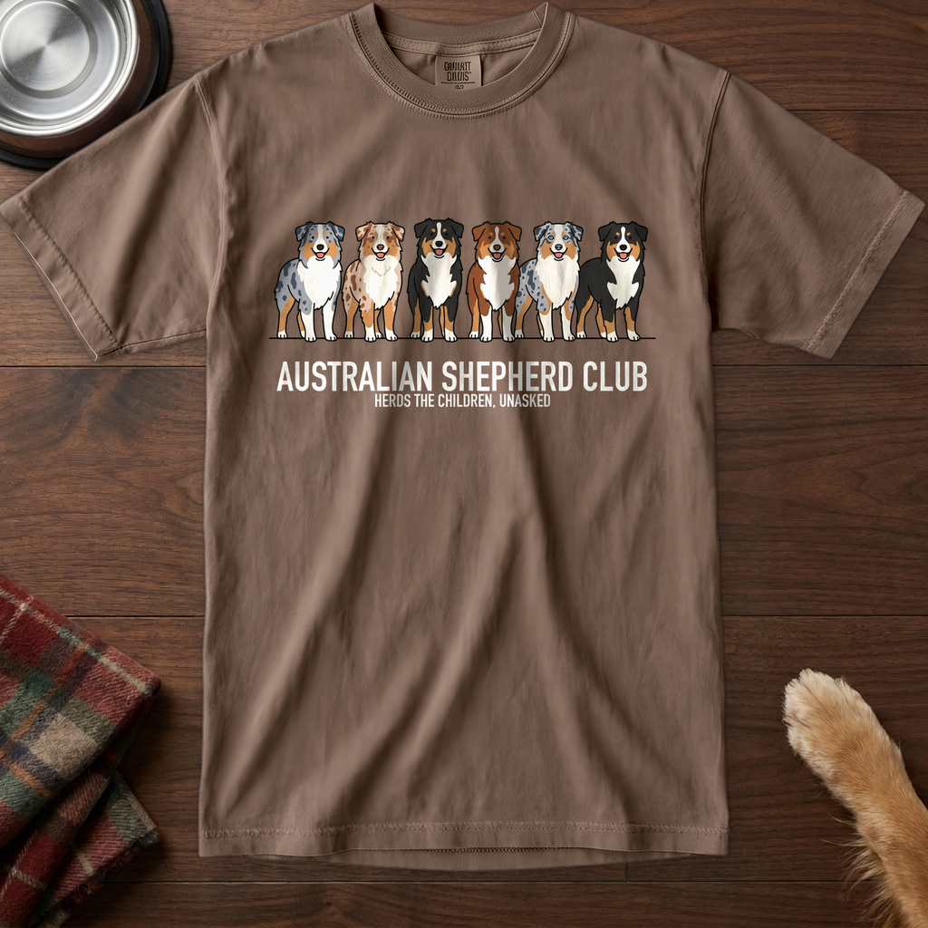 lineupv1:australian-shepherd-club-lineup-t-shirt:Espresso