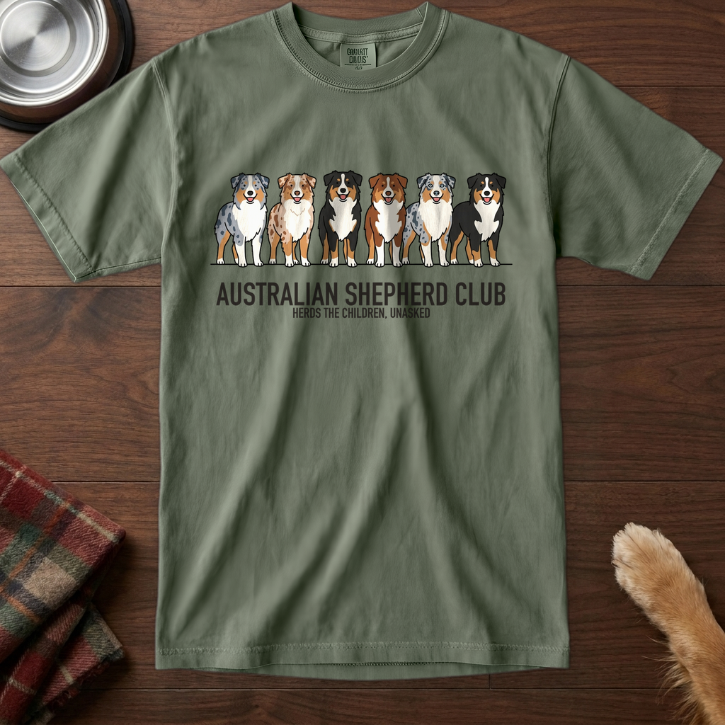 lineupv1:australian-shepherd-club-lineup-t-shirt:Moss