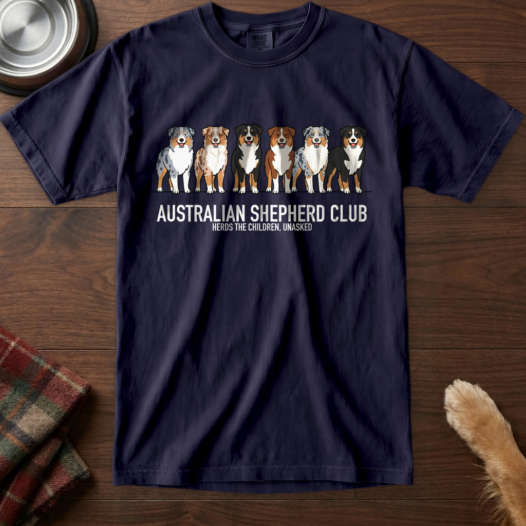 lineupv1:australian-shepherd-club-lineup-t-shirt:True Navy