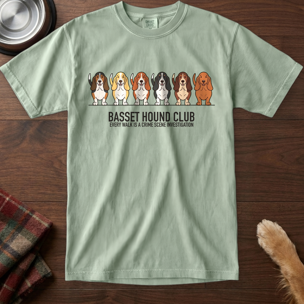 lineupv1:basset-hound-club-lineup-t-shirt:Bay