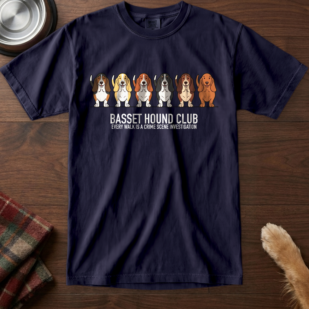 lineupv1:basset-hound-club-lineup-t-shirt:True Navy
