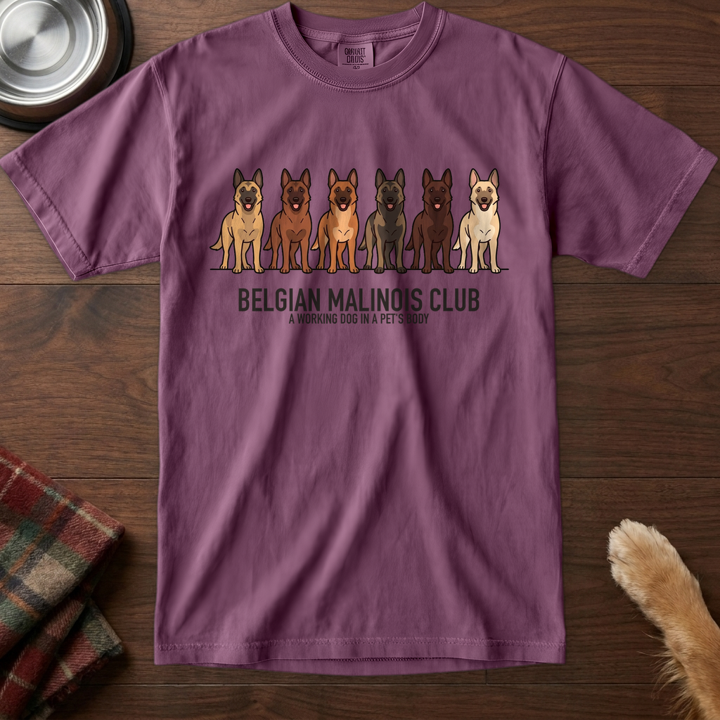 lineupv1:belgian-malinois-club-lineup-t-shirt:Berry