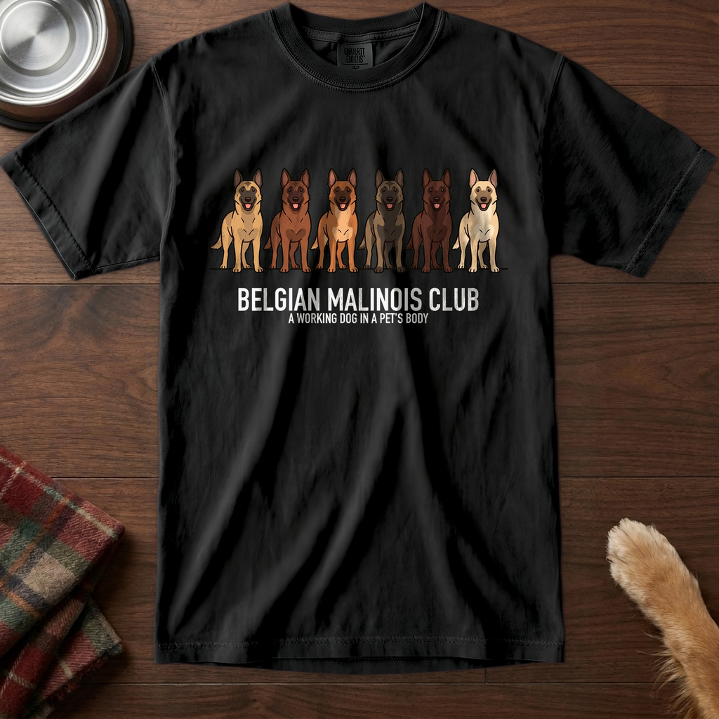 lineupv1:belgian-malinois-club-lineup-t-shirt:Black
