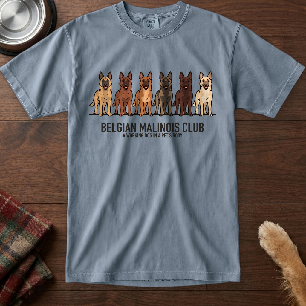 lineupv1:belgian-malinois-club-lineup-t-shirt:Blue Jean