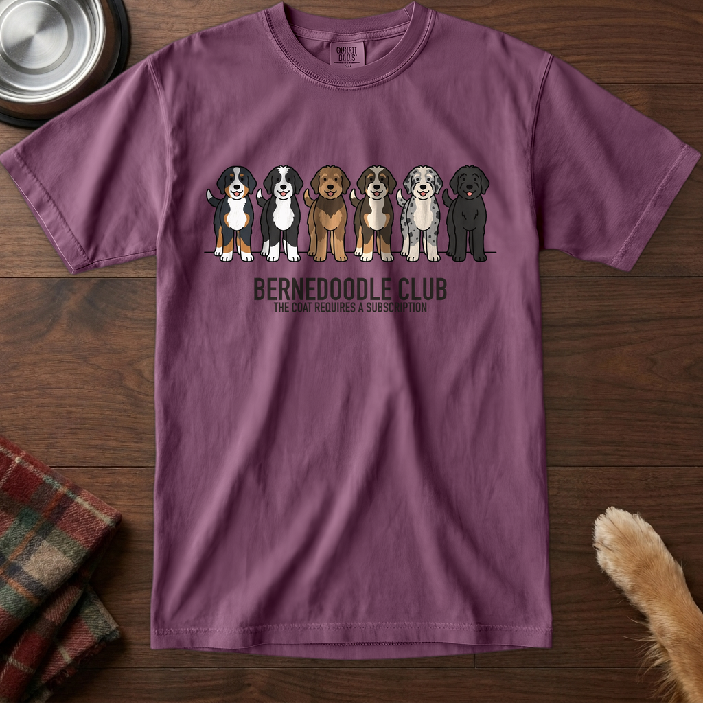 lineupv1:bernedoodle-club-lineup-t-shirt:Berry