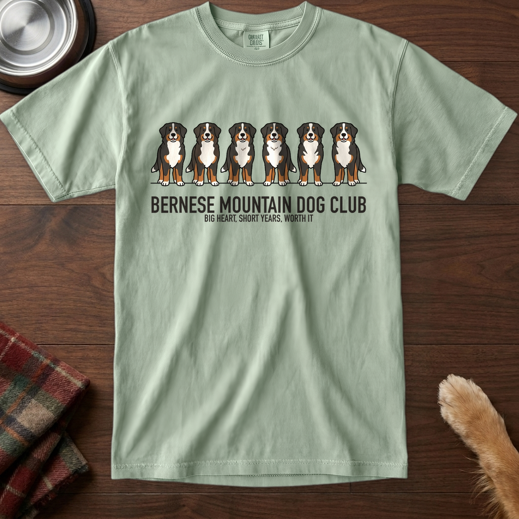 lineupv1:bernese-mountain-dog-club-lineup-t-shirt:Bay