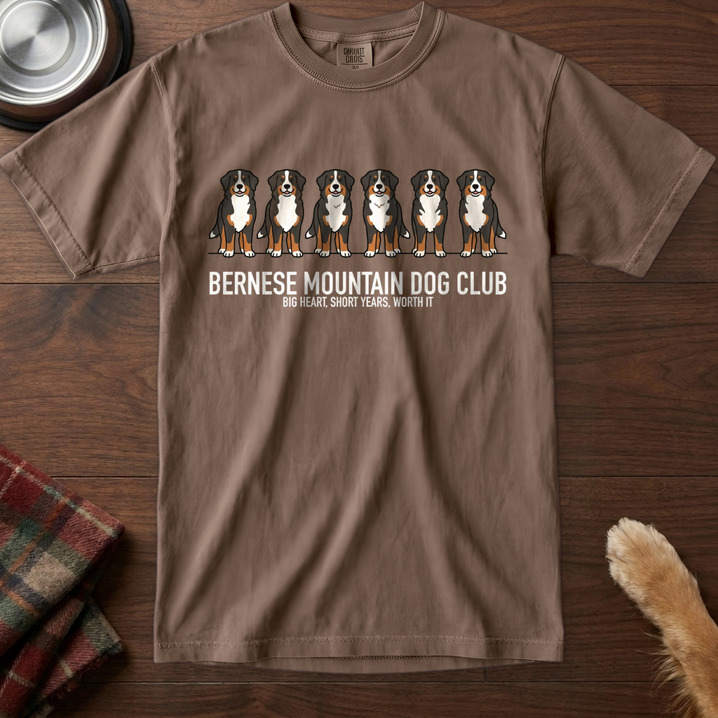 lineupv1:bernese-mountain-dog-club-lineup-t-shirt:Espresso