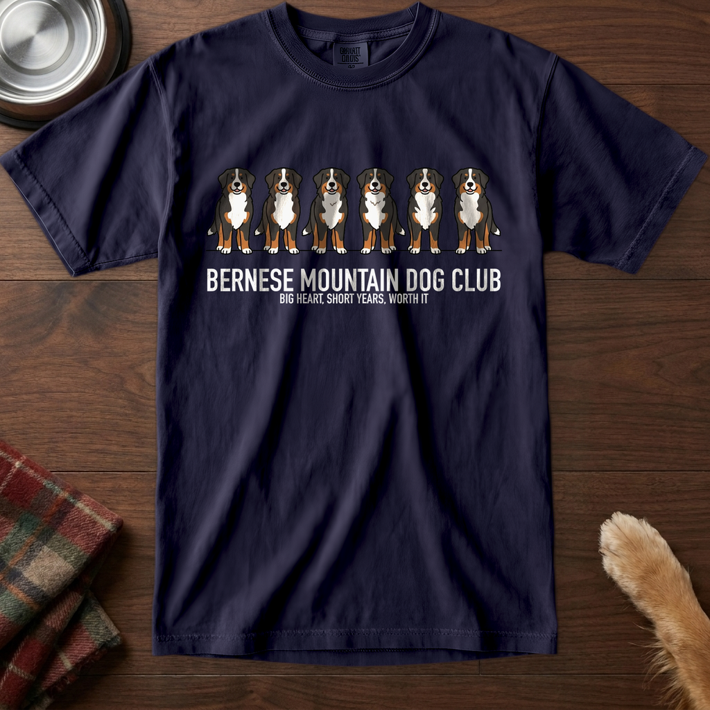 lineupv1:bernese-mountain-dog-club-lineup-t-shirt:True Navy