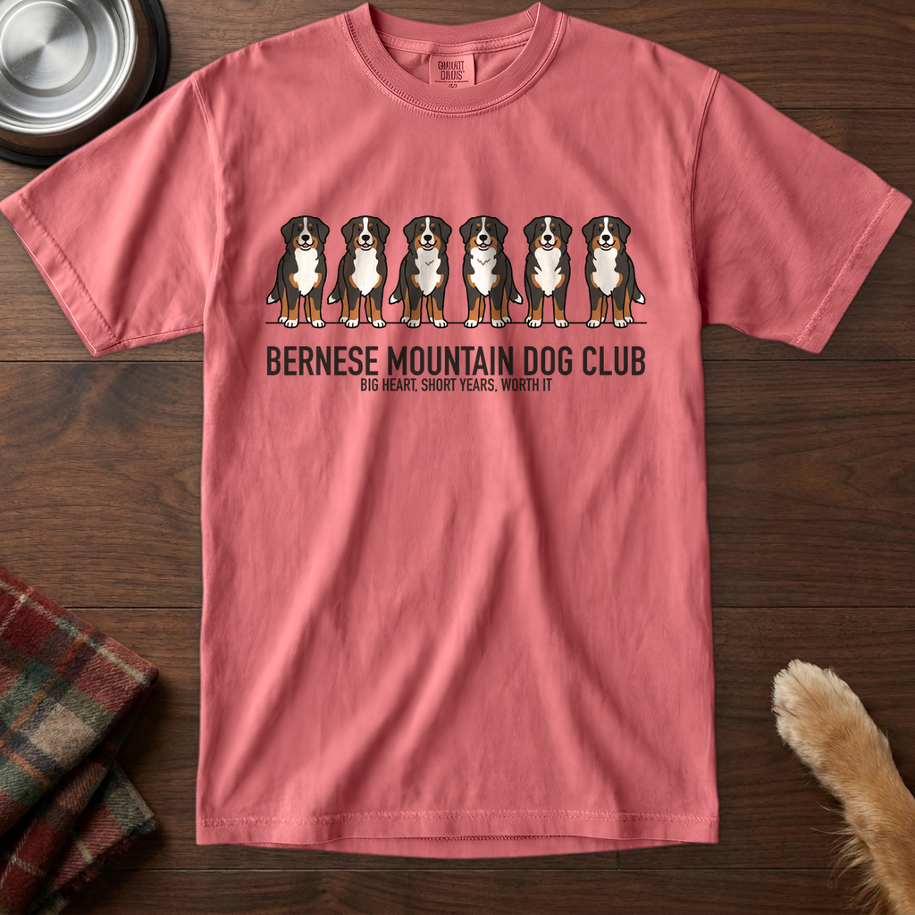 lineupv1:bernese-mountain-dog-club-lineup-t-shirt:Watermelon