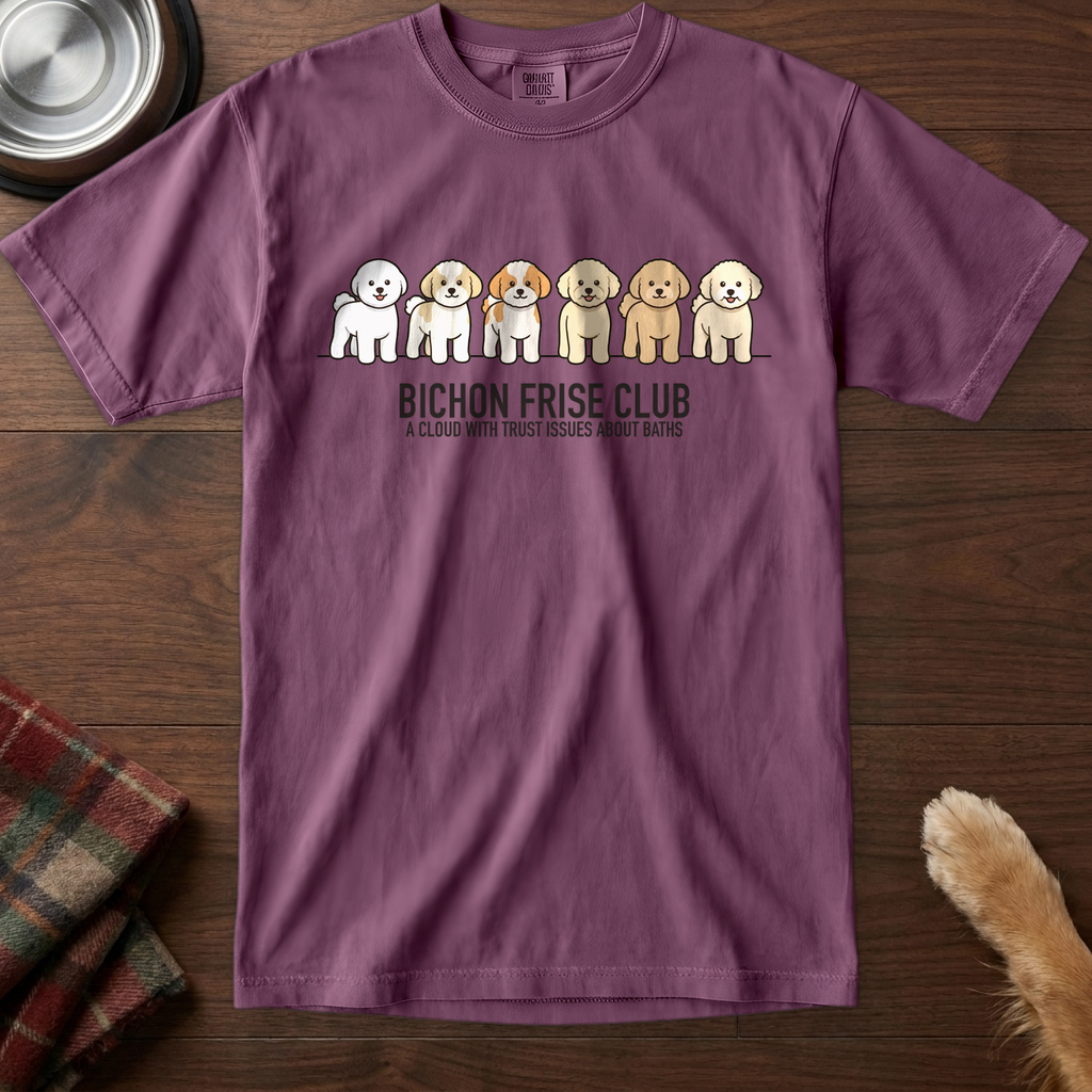 lineupv1:bichon-frise-club-lineup-t-shirt:Berry