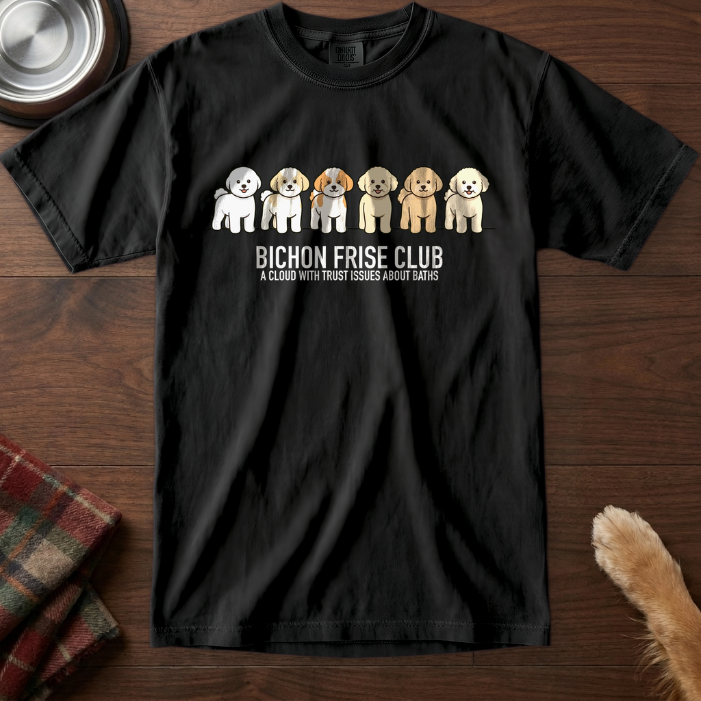 lineupv1:bichon-frise-club-lineup-t-shirt:Black