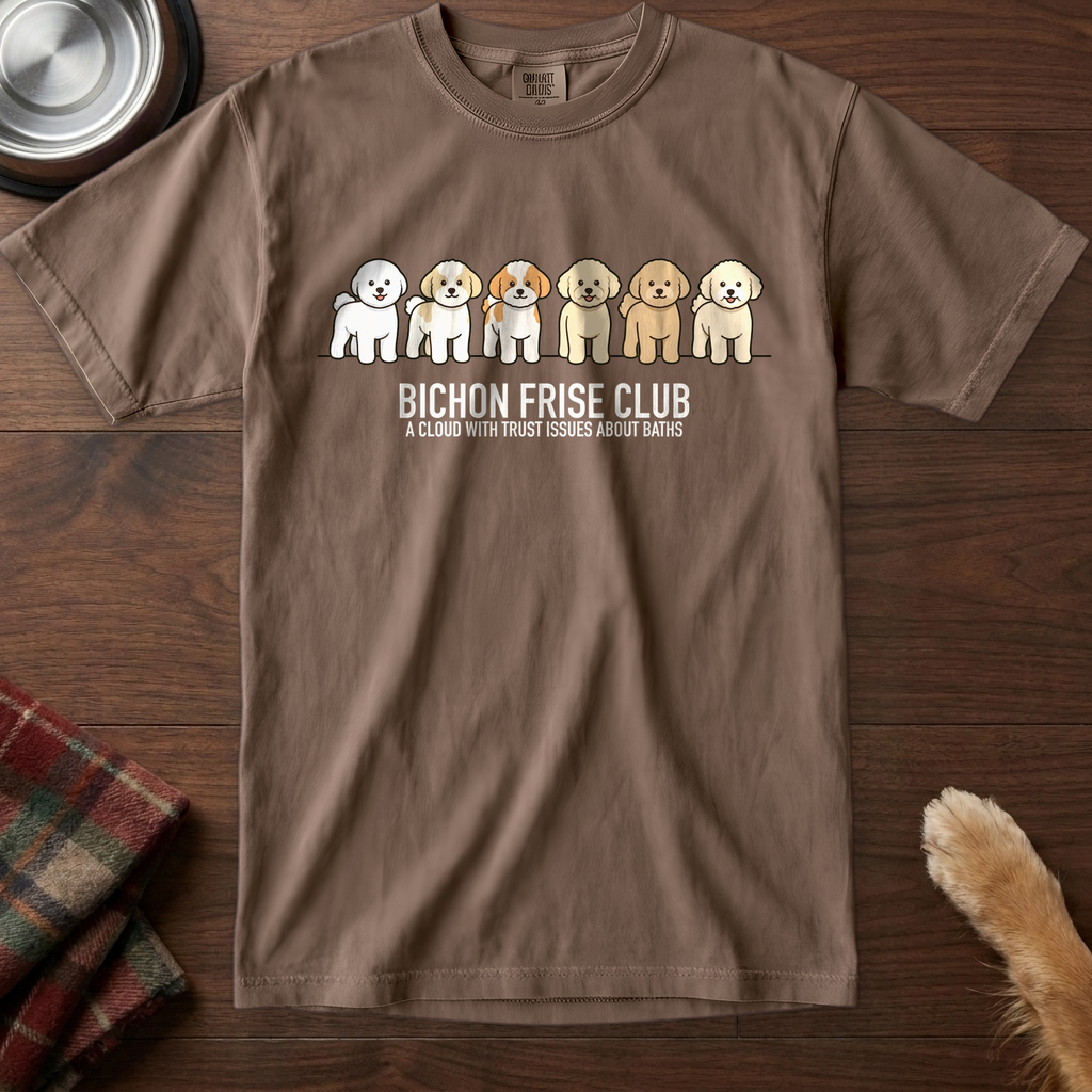 lineupv1:bichon-frise-club-lineup-t-shirt:Espresso