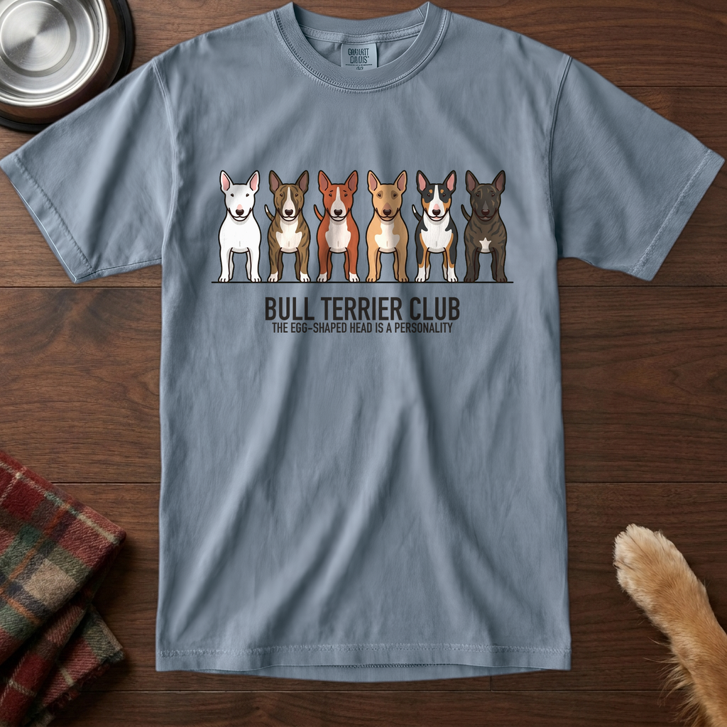lineupv1:bull-terrier-club-lineup-t-shirt:Blue Jean