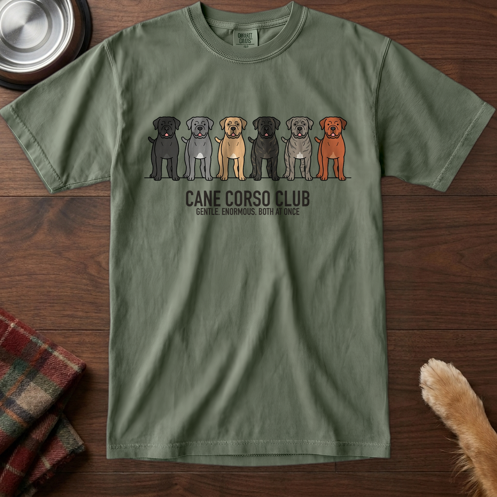 lineupv1:cane-corso-club-lineup-t-shirt:Moss