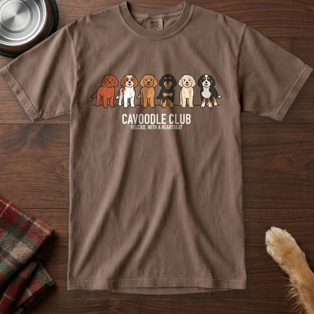 lineupv1:cavoodle-club-lineup-t-shirt:Espresso