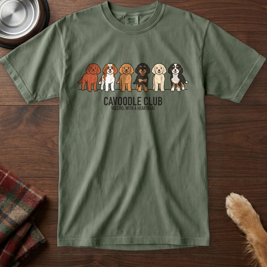 lineupv1:cavoodle-club-lineup-t-shirt:Moss