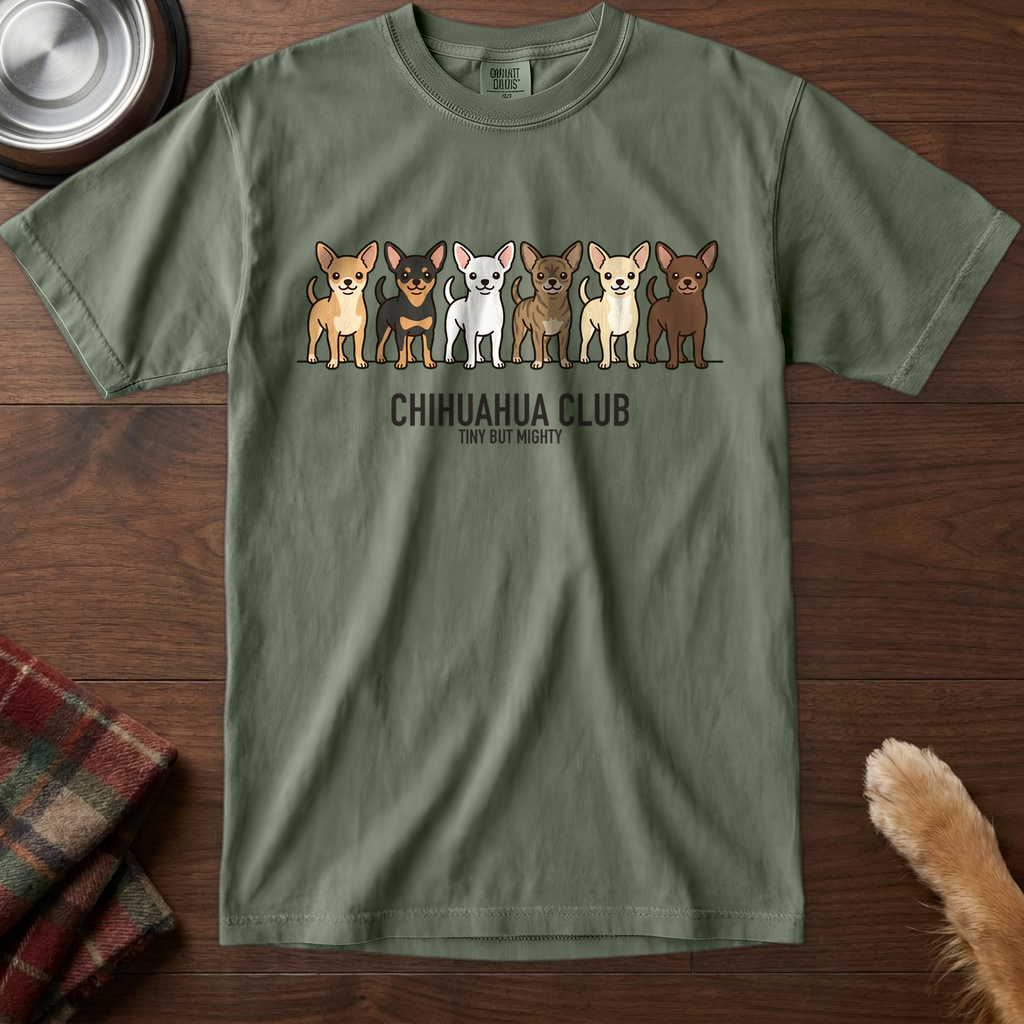 lineupv1:chihuahua-club-lineup-t-shirt:Moss