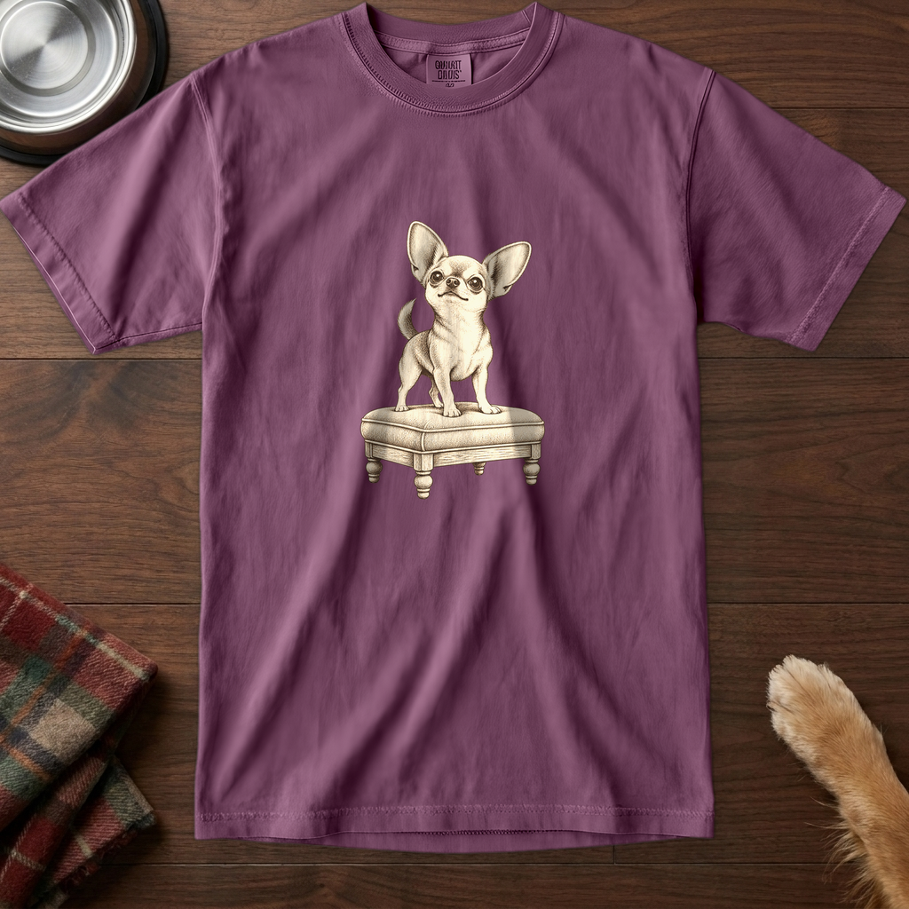 pick12v5:chihuahua-guards-the-couch-t-shirt:Berry