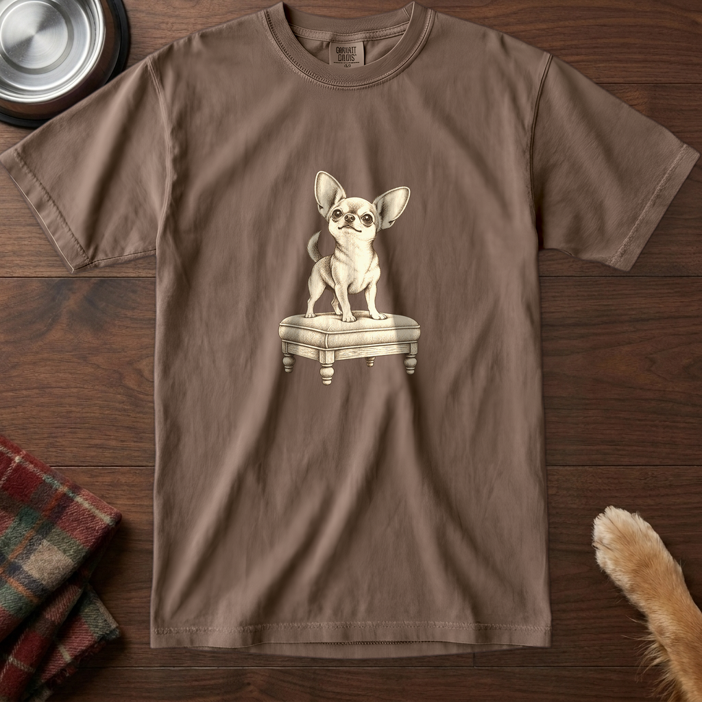pick12v5:chihuahua-guards-the-couch-t-shirt:Espresso