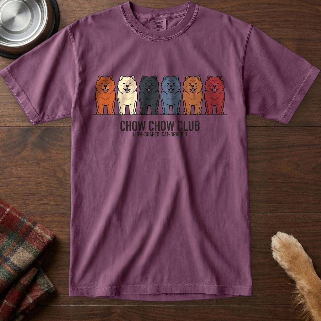 lineupv1:chow-chow-club-lineup-t-shirt:Berry