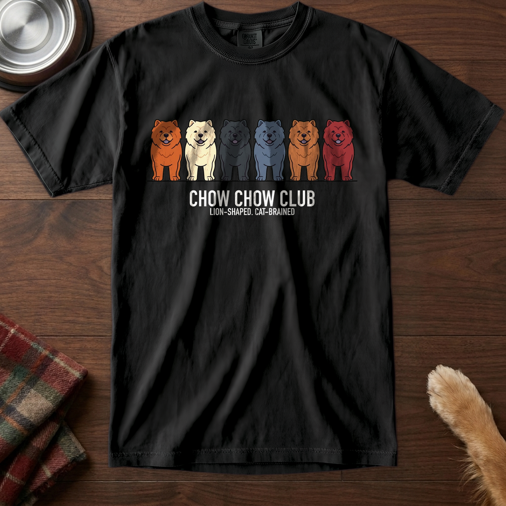 lineupv1:chow-chow-club-lineup-t-shirt:Black