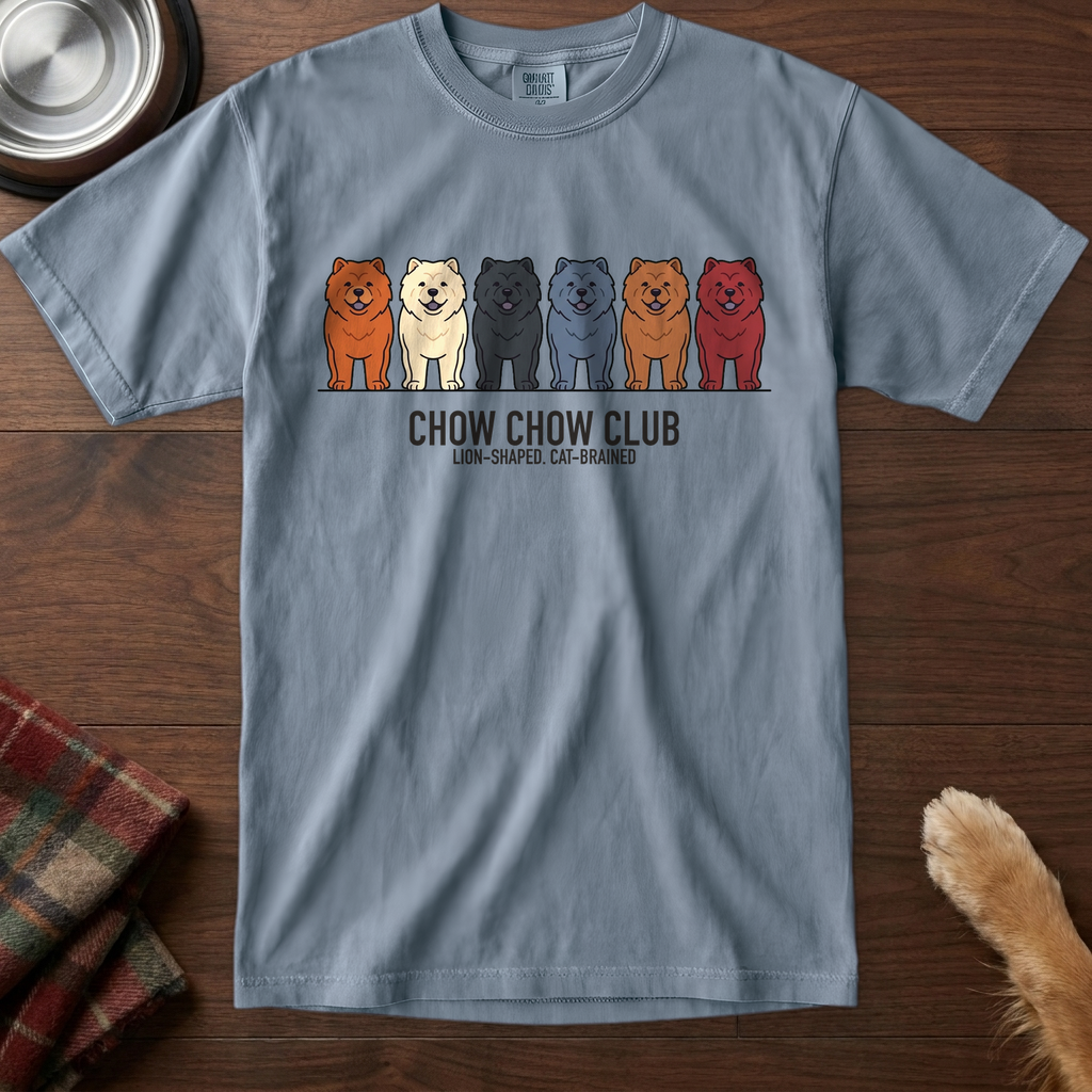 lineupv1:chow-chow-club-lineup-t-shirt:Blue Jean