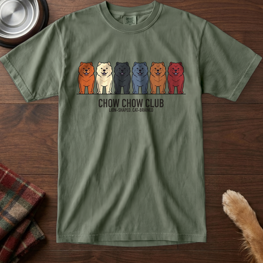 lineupv1:chow-chow-club-lineup-t-shirt:Moss