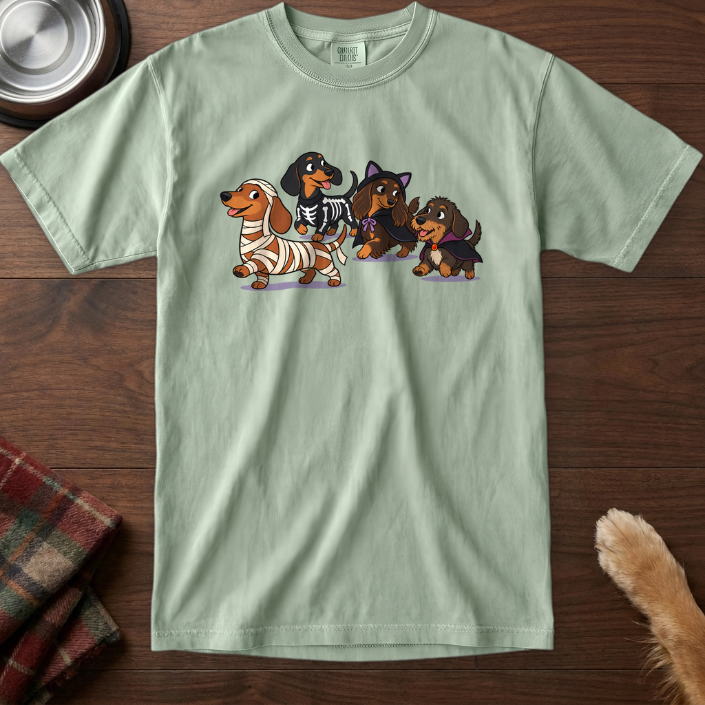 pick12v2:dachshund-costume-parade-t-shirt:Bay