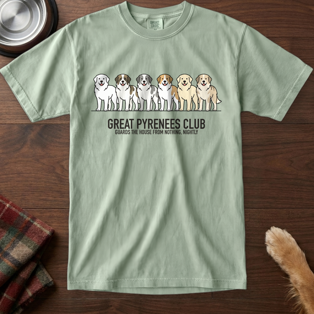 lineupv1:great-pyrenees-club-lineup-t-shirt:Bay
