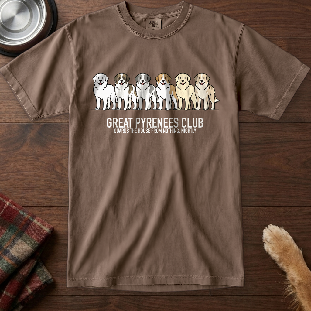 lineupv1:great-pyrenees-club-lineup-t-shirt:Espresso