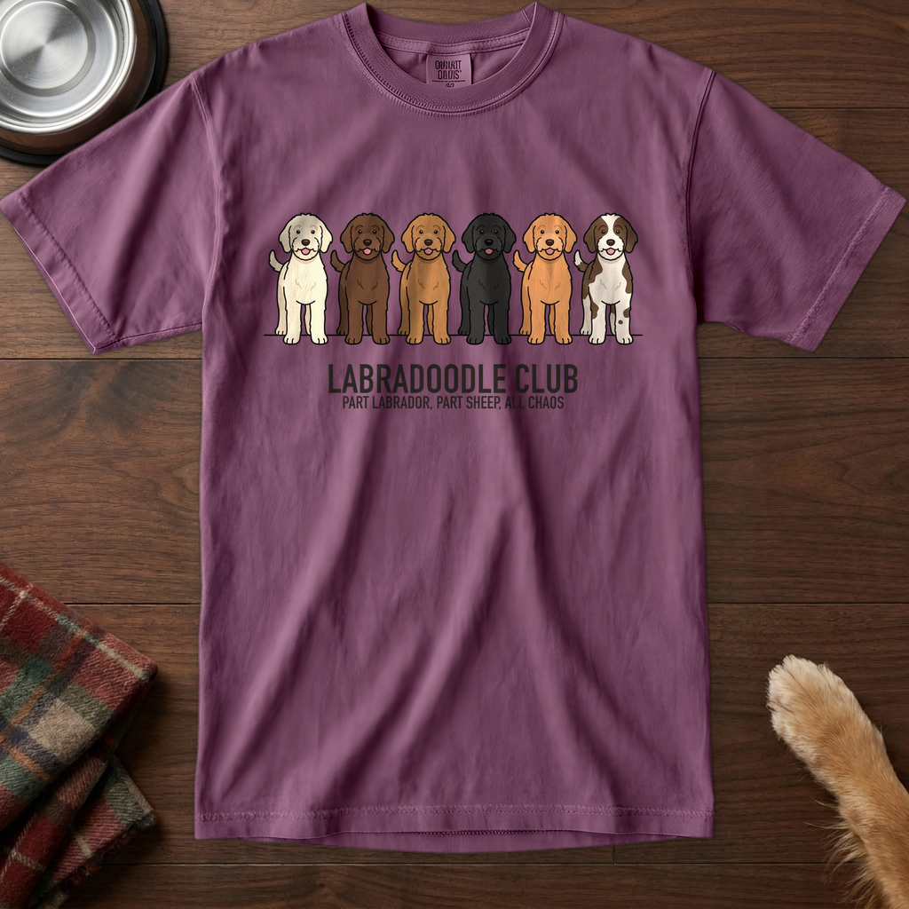 lineupv1:labradoodle-club-lineup-t-shirt:Berry