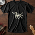 pick12v2:labrador-and-the-biggest-stick-t-shirt:Black